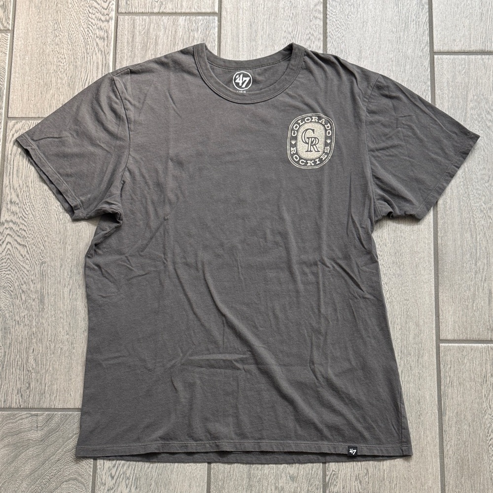 Colorado Rockies ‘47 Gray Men's Short Sleeve Tee